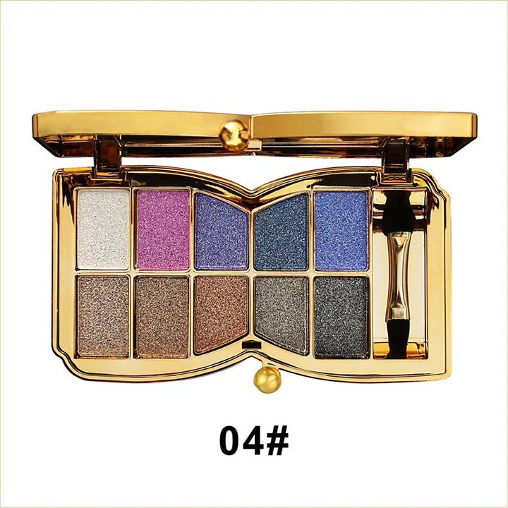 🔥LAST DAY 49% OFF✨10 Colors Sparkle Shimmer Eyeshadow Palette