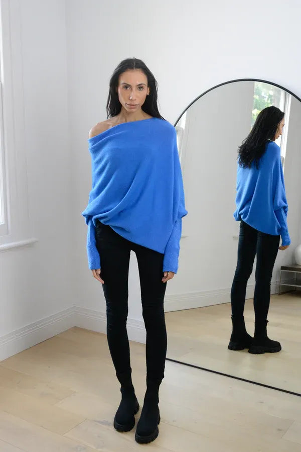 2024 New Asymmetric Draped Jumper