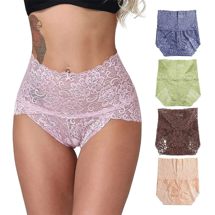 🔥Buy 5 Free 5(10PACKS)🔥 High Waist Sexy Premium Lace Panties-FREE SHIPPING