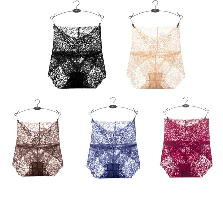 🔥Buy 5 Free 5(10PACKS)🔥 High Waist Sexy Premium Lace Panties-FREE SHIPPING