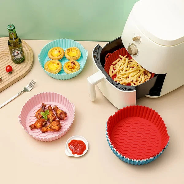 🎁2024 New Year Hot Sale🎁⚡ 47% OFF - Air Fryer Silicone Baking Tray🍟Buy 1 Get 1 Free