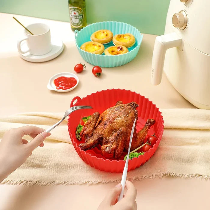 🎁2024 New Year Hot Sale🎁⚡ 47% OFF - Air Fryer Silicone Baking Tray🍟Buy 1 Get 1 Free