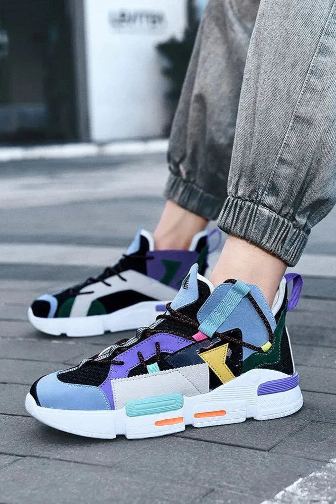 ColorBlockz Retro Sneakers