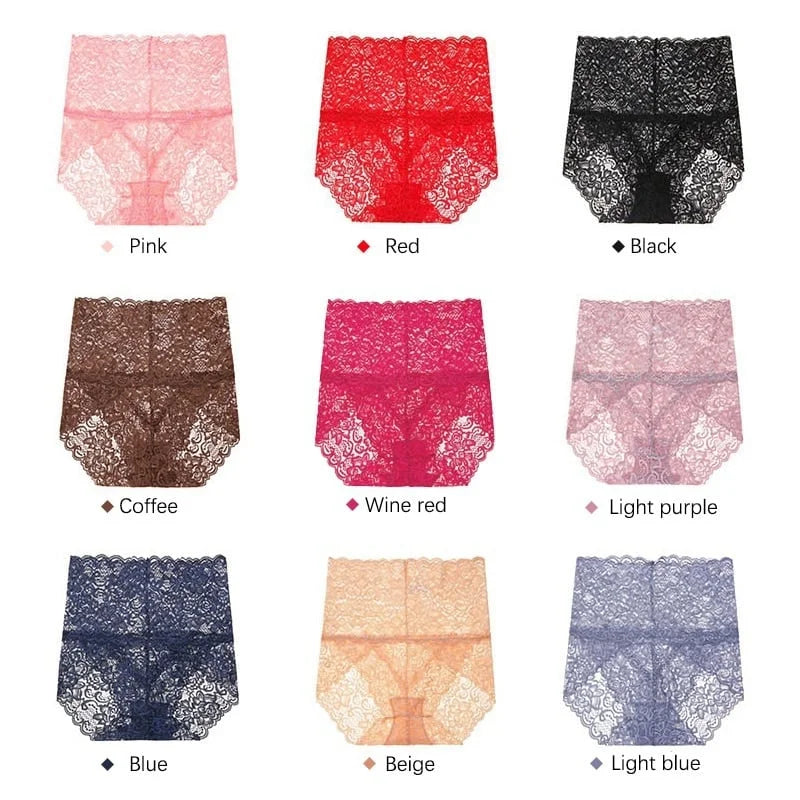 🔥Buy 5 Free 5(10PACKS)🔥 High Waist Sexy Premium Lace Panties-FREE SHIPPING