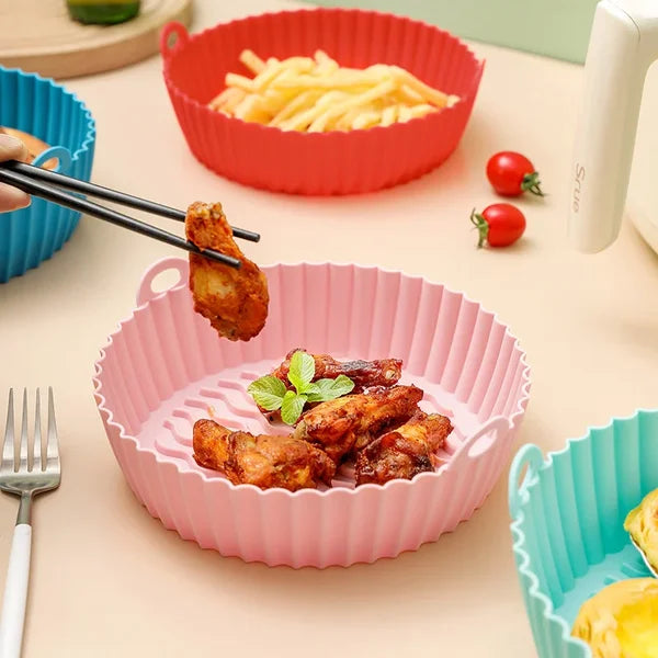 🎁2024 New Year Hot Sale🎁⚡ 47% OFF - Air Fryer Silicone Baking Tray🍟Buy 1 Get 1 Free