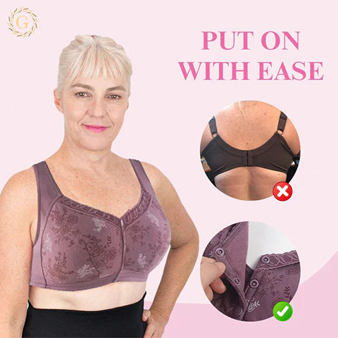 Pay 1 Get 3(3packs) - Cotton Front Closure Bra