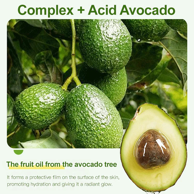 YANFU Complex Acid Avocado Cleansing Facial Bubble Mask