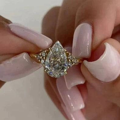 PEAR CUT ENGAGEMENT RING