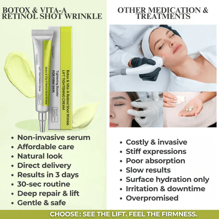 👏🌿Made and shipped from the USA 💫Tiworld® Botox & Vita-A Retinol Shot Wrinkle-Lift Tightening cream - Last Day Promotion 70% OFF