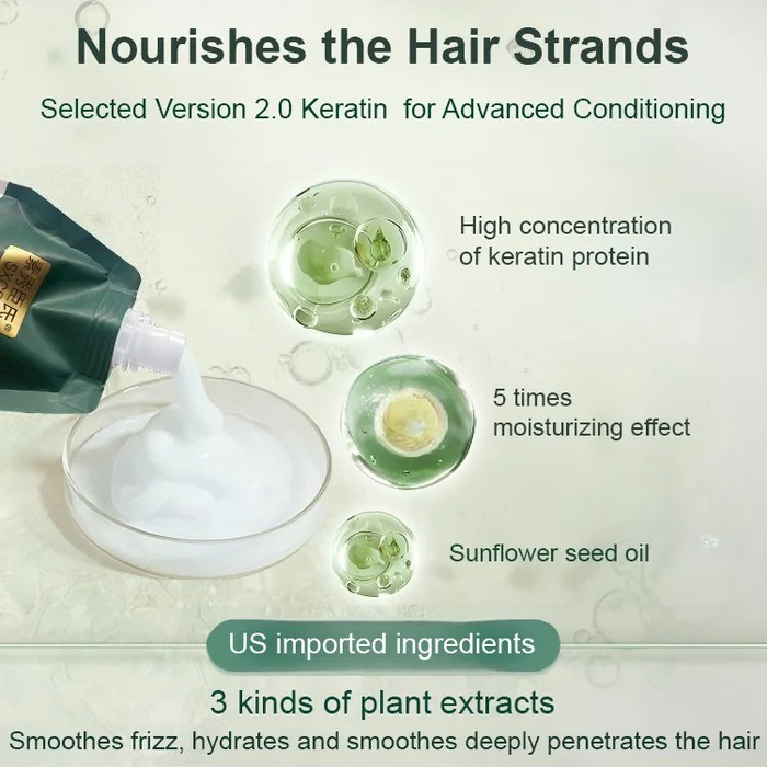 2024 Polypeptide Keratin Hydrating Smoothing Hair Damage Repair Cream