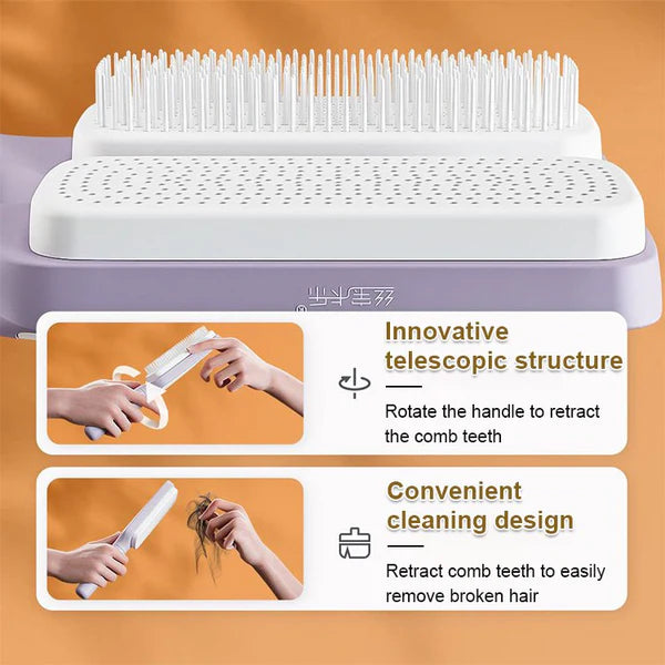 Automatic Cleaning Rotating Lifting Comb（50% OFF）