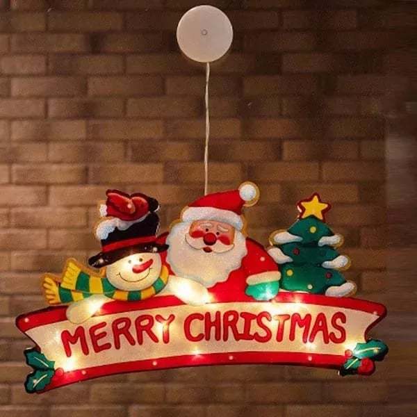 🎄🎅Christmas Presale - Get Surprise Offer-Christmas Window Hanging Lights