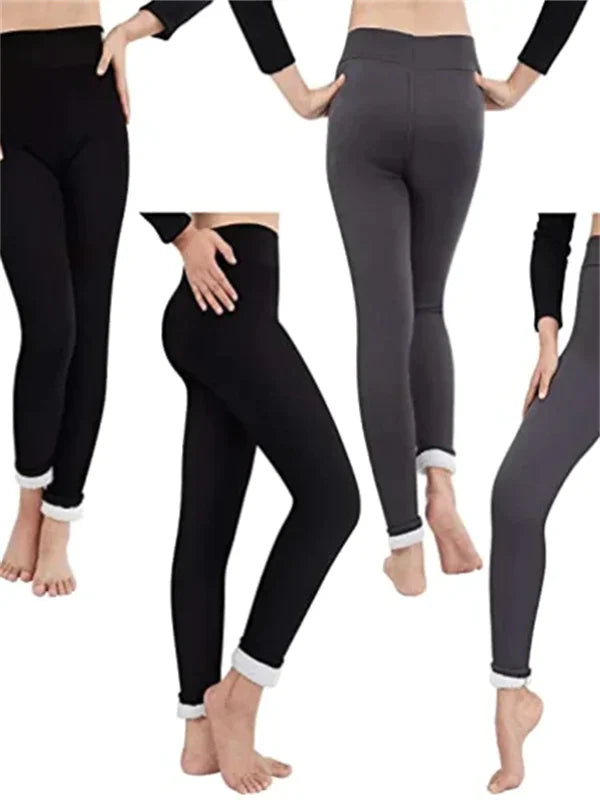 Casual Warm Winter Solid Pants