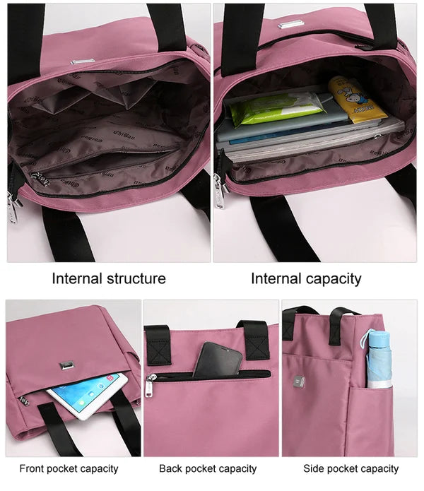 ⏰Hot Sale-49% OFF🔥2024 Large Capacity Waterproof Multi Pocket Nylon Shoulder Bag👜