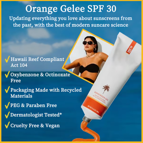 Orange Tanning Gel SPF 30+