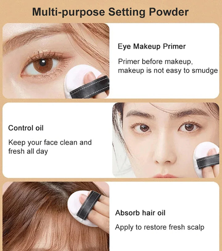 Oil control makeup setting powder