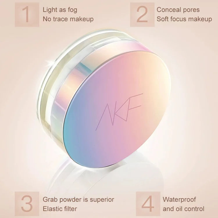 Long-lasting waterproof and anti-sweat powder for makeup setting and oil control