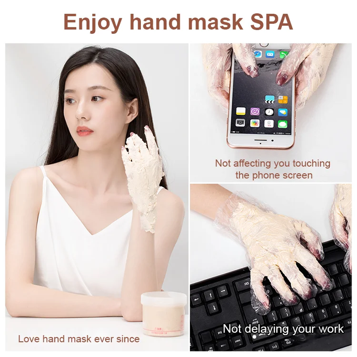 Whitening and nourishing wine lees hand mask