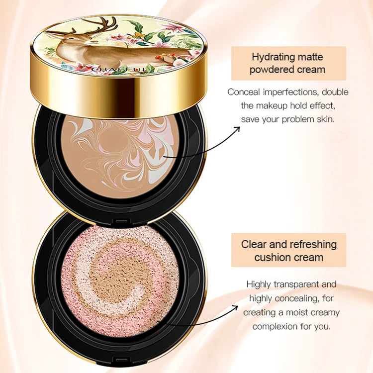 Moisturizing double-layer cushion compact