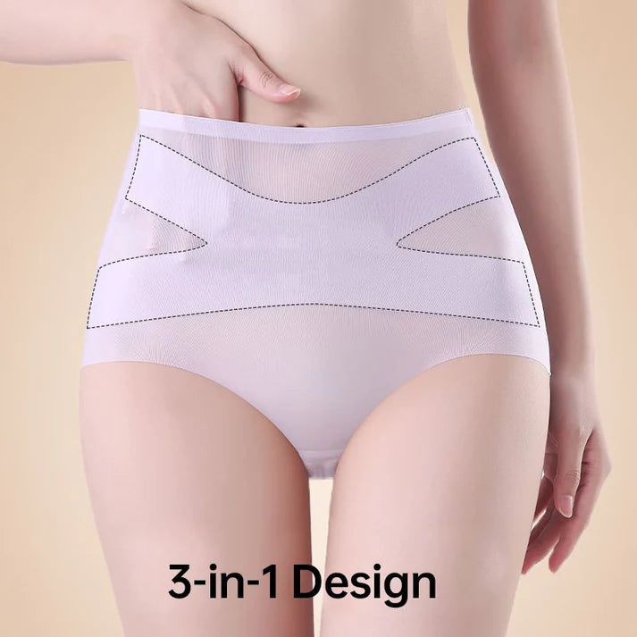 🎁Hot Sale 50% OFF⏳Womens High-waist Breathable Ultra-thin Panties with Tummy-control & Hip-lifting