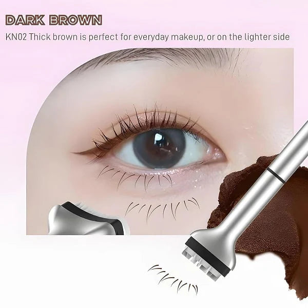 Waterproof 2-in-1 Eyeliner & Lower Eyelash Stamp Set