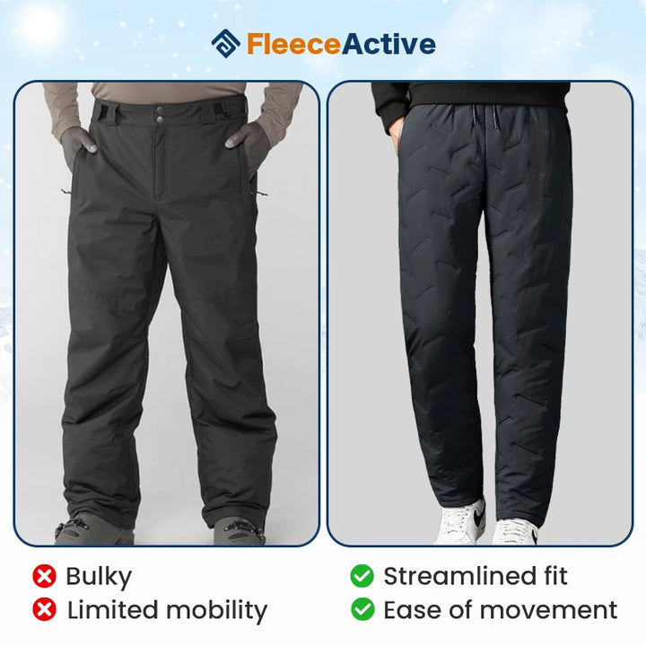 FleeceActive - PRE-SEASON SALE: 70% OFF - Unisex Fleece-Lined Waterproof Pants