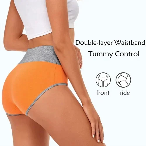 🔥BUY 5 GET 5 FREE🔥WOMENS COTTON BREATHABLE HIP LIFT PANTIES