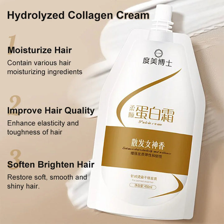 Hair Softening Hydrolyzed Collagen Cream