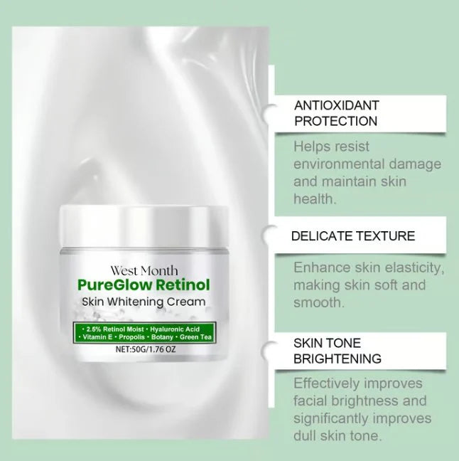 🌟2024 Bestseller! - PureGlow Retinol Brightening Cream - Over 53700+ Glowing Reviews! ✨