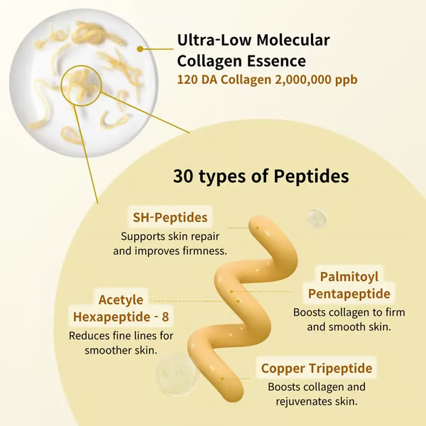 ✨Silk Lifting Peptide Ampoule: Korean Anti-Aging Serum for Wrinkle Care & Plumping