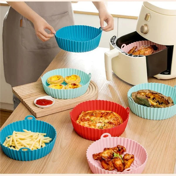 🎁2024 New Year Hot Sale🎁⚡ 47% OFF - Air Fryer Silicone Baking Tray🍟Buy 1 Get 1 Free