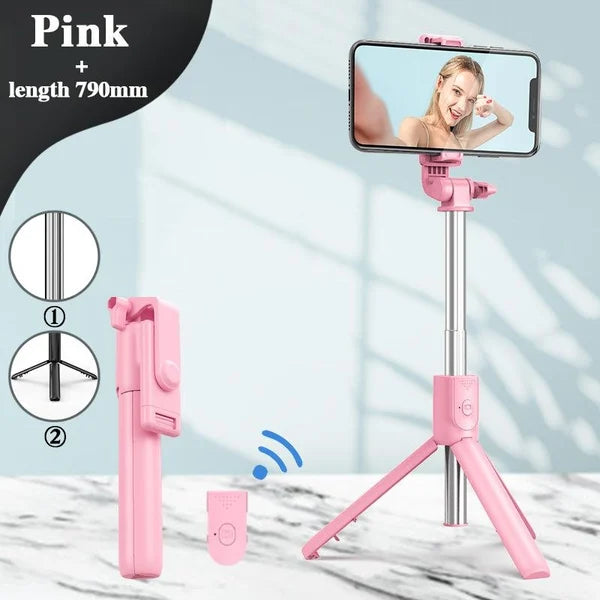 (🎅 HOT SALE NOW-48% OFF) -2024 New 6 In 1 Wireless Bluetooth Selfie Stick(BUY 3 GET 15%OFF&FREE SHIPPING!)