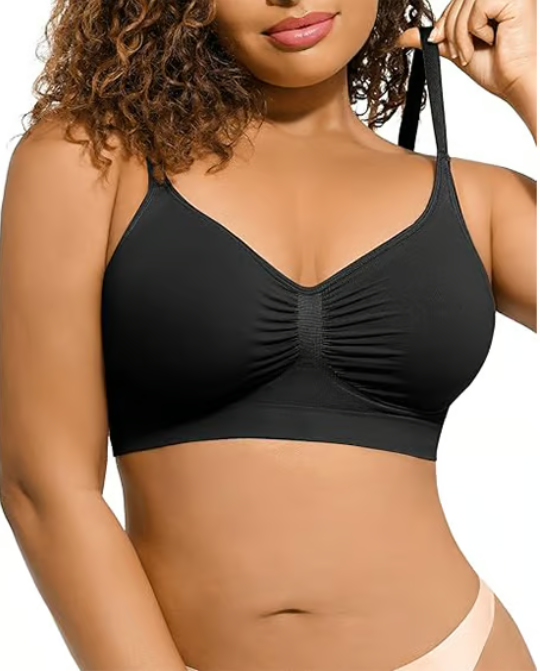 💖Women's Wireless Sculpt Bra Comfort Bralettes No Underwire Unlined Cami Bra