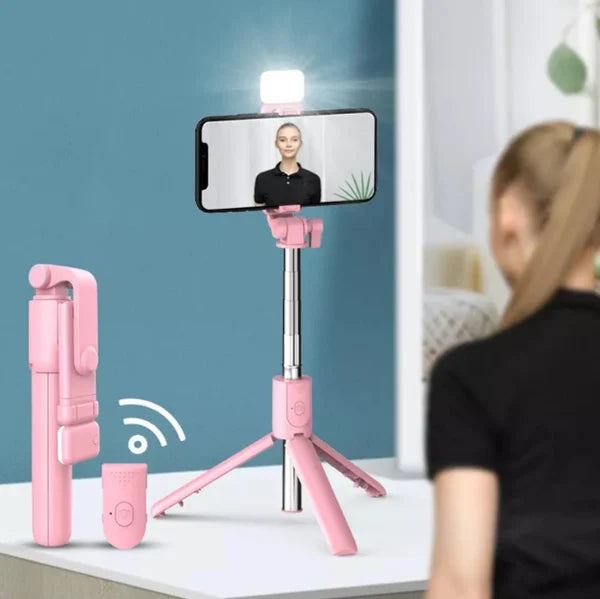 (🎅 HOT SALE NOW-48% OFF) -2024 New 6 In 1 Wireless Bluetooth Selfie Stick(BUY 3 GET 15%OFF&FREE SHIPPING!)