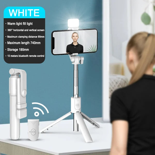(🎅 HOT SALE NOW-48% OFF) -2024 New 6 In 1 Wireless Bluetooth Selfie Stick(BUY 3 GET 15%OFF&FREE SHIPPING!)
