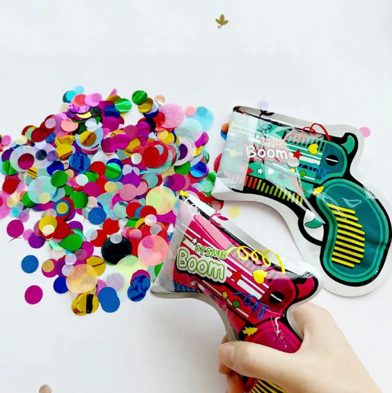 Confetti Cannon Self-inflating toys - inflatable fireworks gun