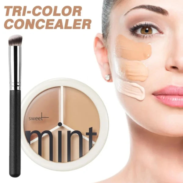 🔥3-IN-1 CONTOURING AND BRIGHTEN CONCEALER PALETTE