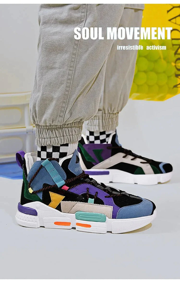 ColorBlockz Retro Sneakers