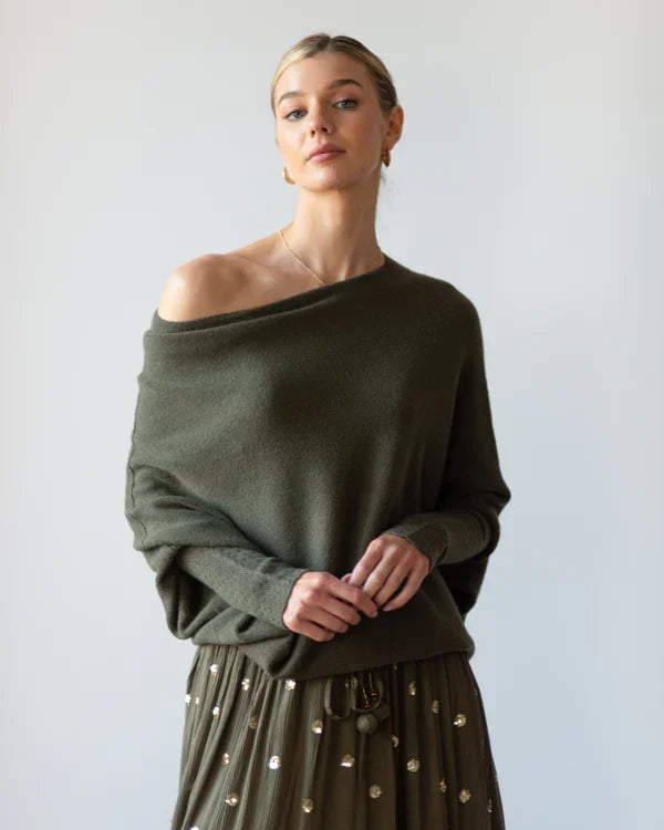 🎄Early Christmas Sale- 49% Off✨Asymmetric Draped Jumper