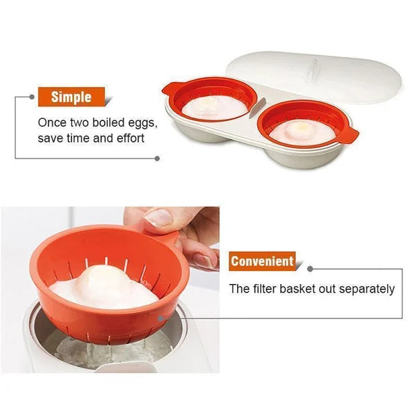 (🔥🔥LAST DAY PROMOTION) Portable Egg Cooker For Microwave