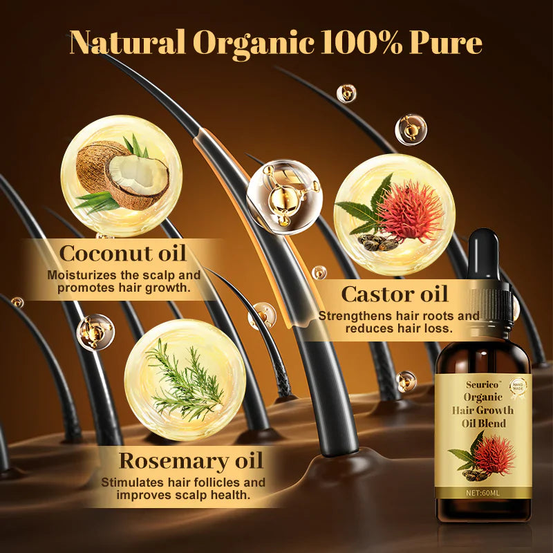 ORGANIC HAIR GROWTH OIL BLEND