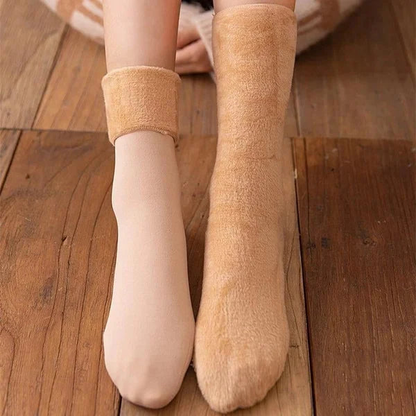 🔥2024 NEW Snugly Plush Winter Warm Socks (BUY 1 FREE 10)