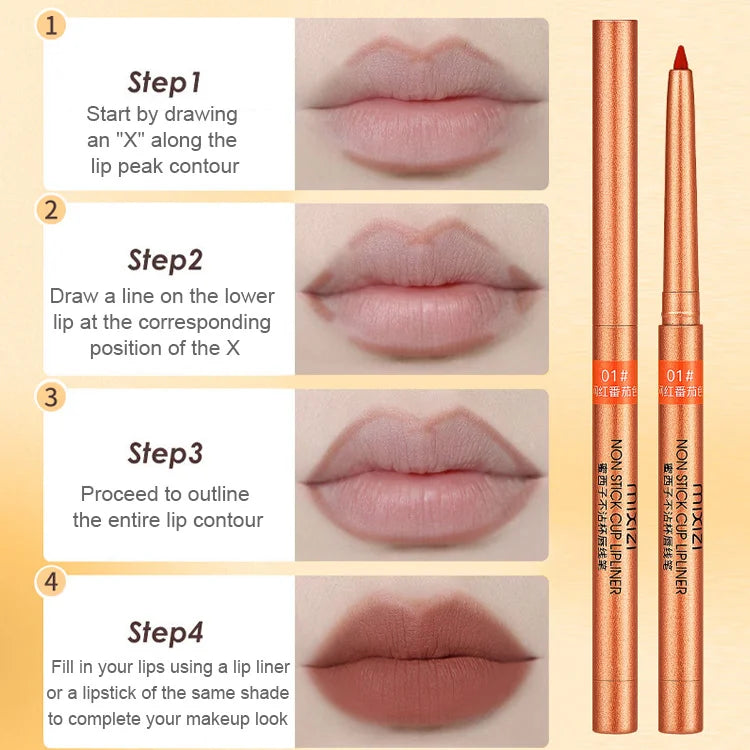 🔥Buy 1 Get 1 Free🔥Non-smudging lip liner pencil for contouring