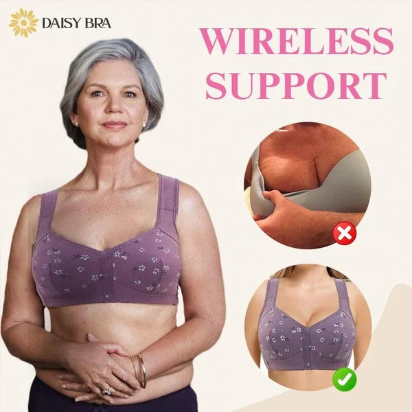 🔥Buy 1 Free 1(2packs)🔥Comfortable & Convenient Front Button Bra