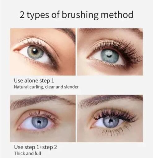 2 in 1 Curl Long Lasting Waterproof Mascara