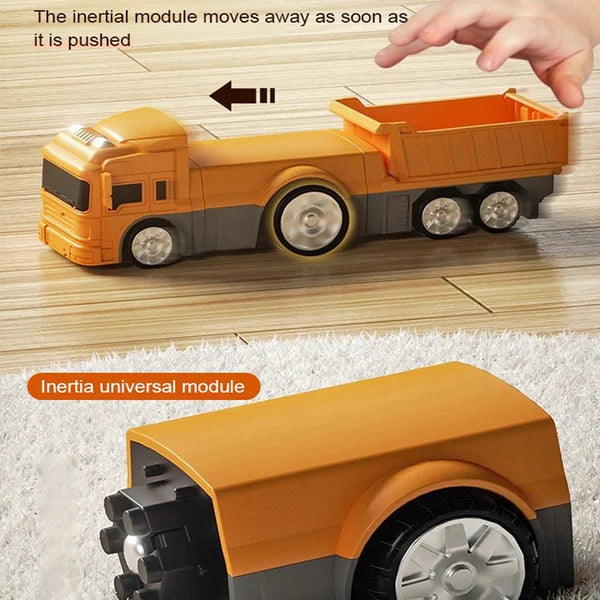 🎁Children's Day 40% OFF🔥Magnetic Transform Engineering Car Assembled Toys