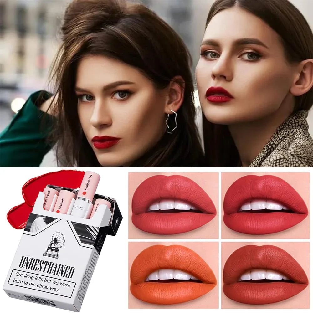 Cigarette 4-Color Lip Gloss Lipstick (4 pieces) 💥