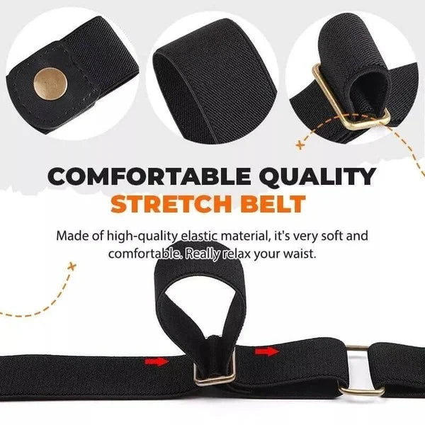 🔥HOT SALE🔥- Buckle-free Invisible Elastic Waist Belts