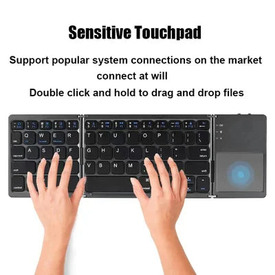 🔥Foldable Bluetooth Keyboard with Touchpad