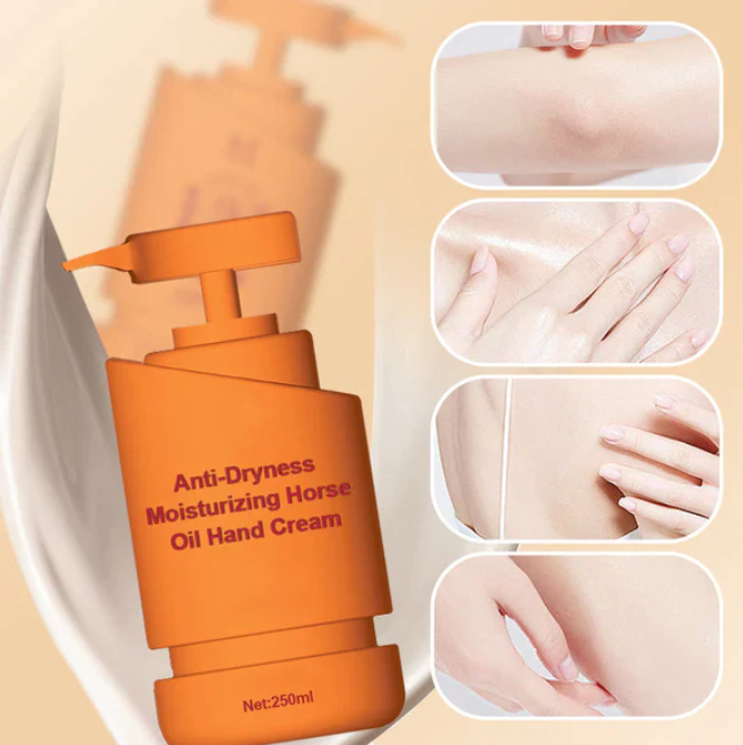 ANTI-DRYNESS MOISTURIZING HORSE OIL HAND CREAM